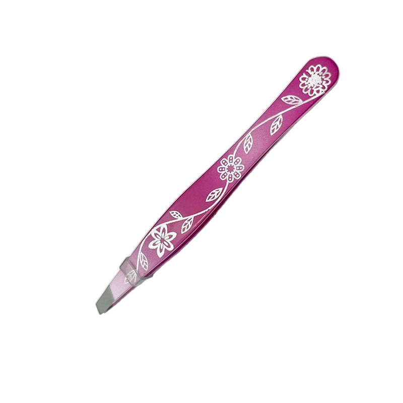 Newly Style Beauty Tweezer Customized Stainless Steel Squared Eyebrow Tweezer
