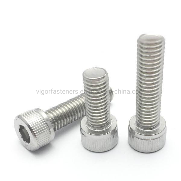 Automotive Hardware Serrated Stainless Steel 304 316 DIN912 Hexagon Socket Head Cap Screw