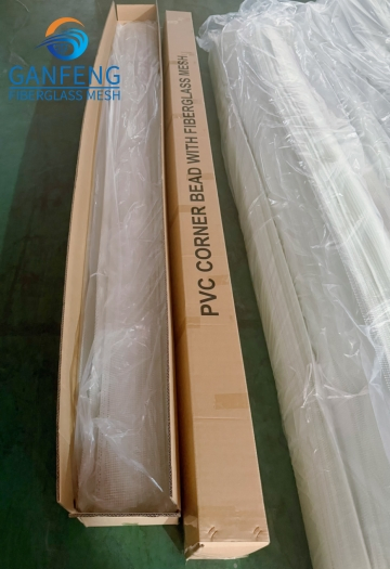 PVC Corner with Fiberglass Mesh PVC Corner Bead with Mesh From Direct Factory