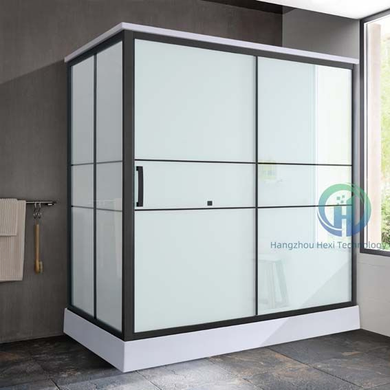 Square Tray Sleek Bathroom Solution with Prefab