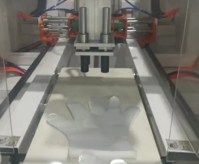 Fully Automatic Disposable Plastic HDPE Glove Making Machine
