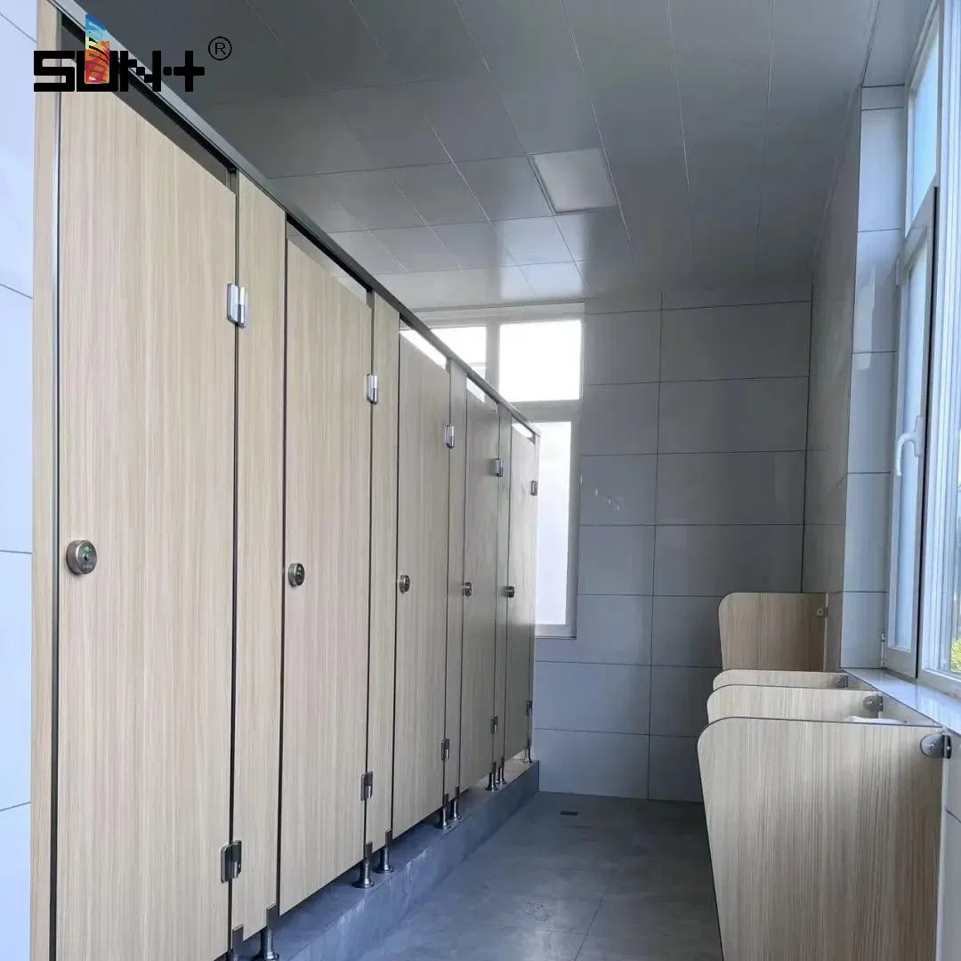 18mm Compact Board Water Proof Public Commercial Toilet Partition