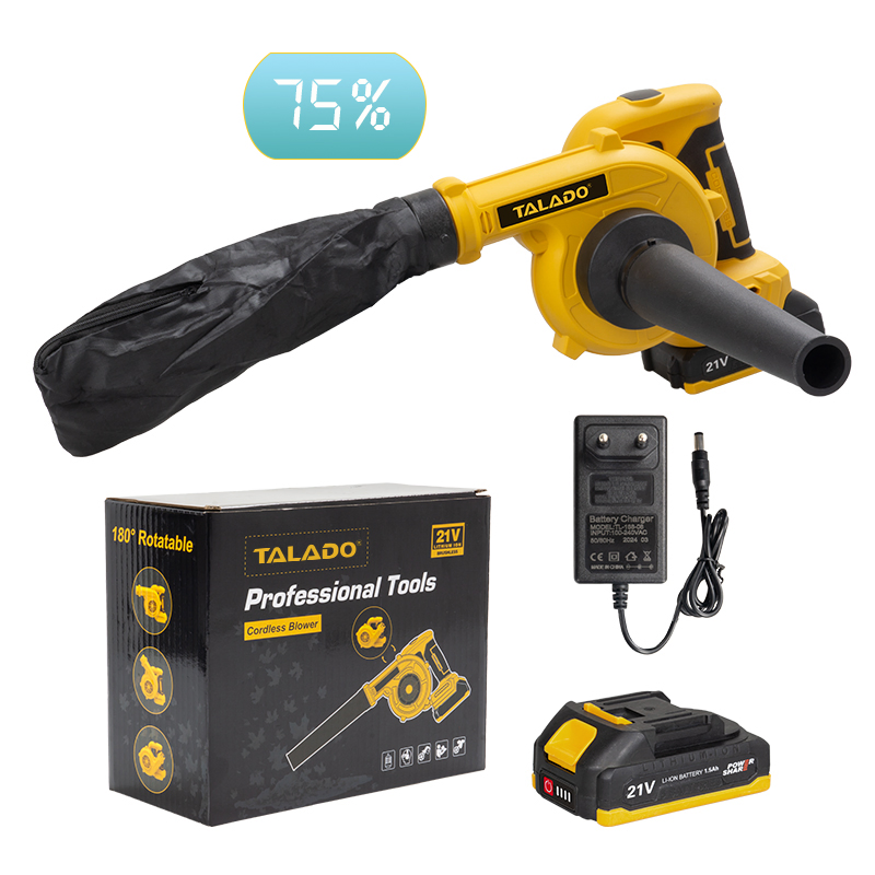 Powerful Cordless Leaf Blower with Battery and Charger