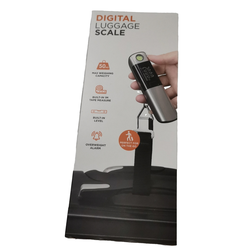 Весы багажные электронные цифровые 50 кг портативные