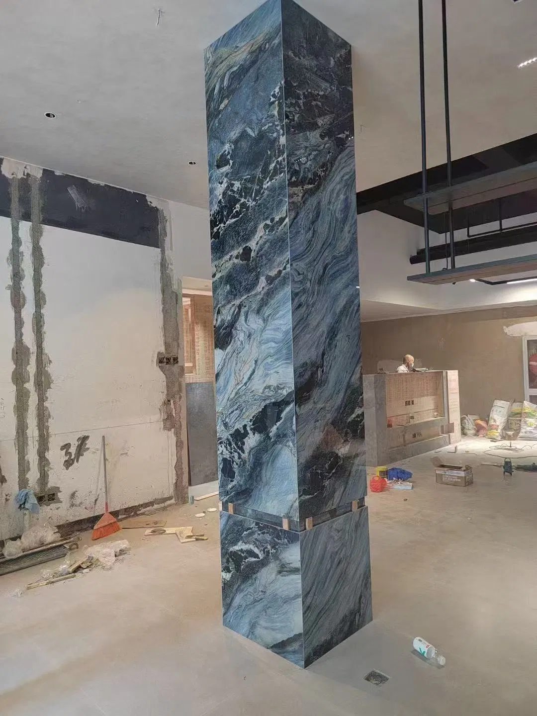 6mm Full Glazed Porcelain Tiles Ight Marbl Large Format Sintered Stone for Feature Wall or Countertop