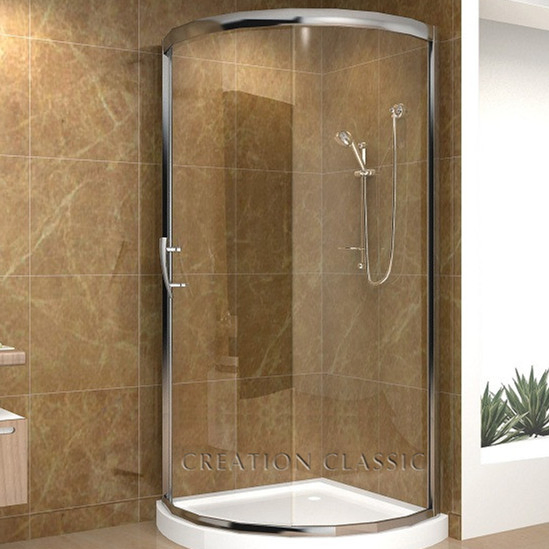 Tempered Bathroom Shower Glass with Holes