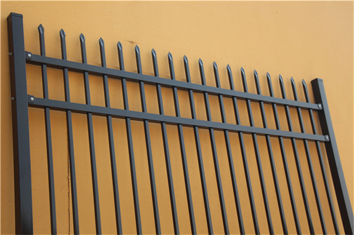 Metal Powder Coated Steel Garden Fence
