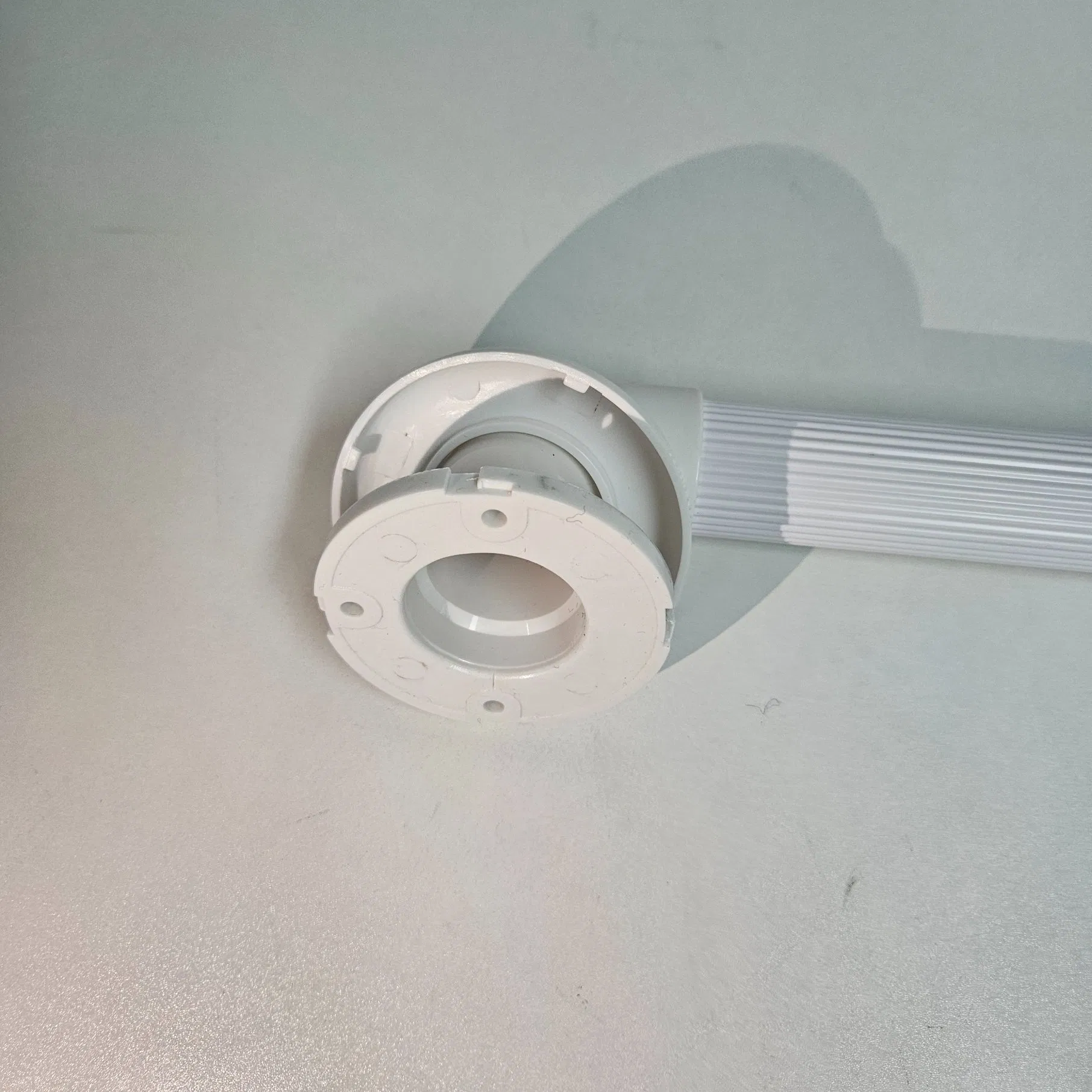 Straight Plastic Grab Bar 12-Inch Length 1.38 Diameter for Bathroom