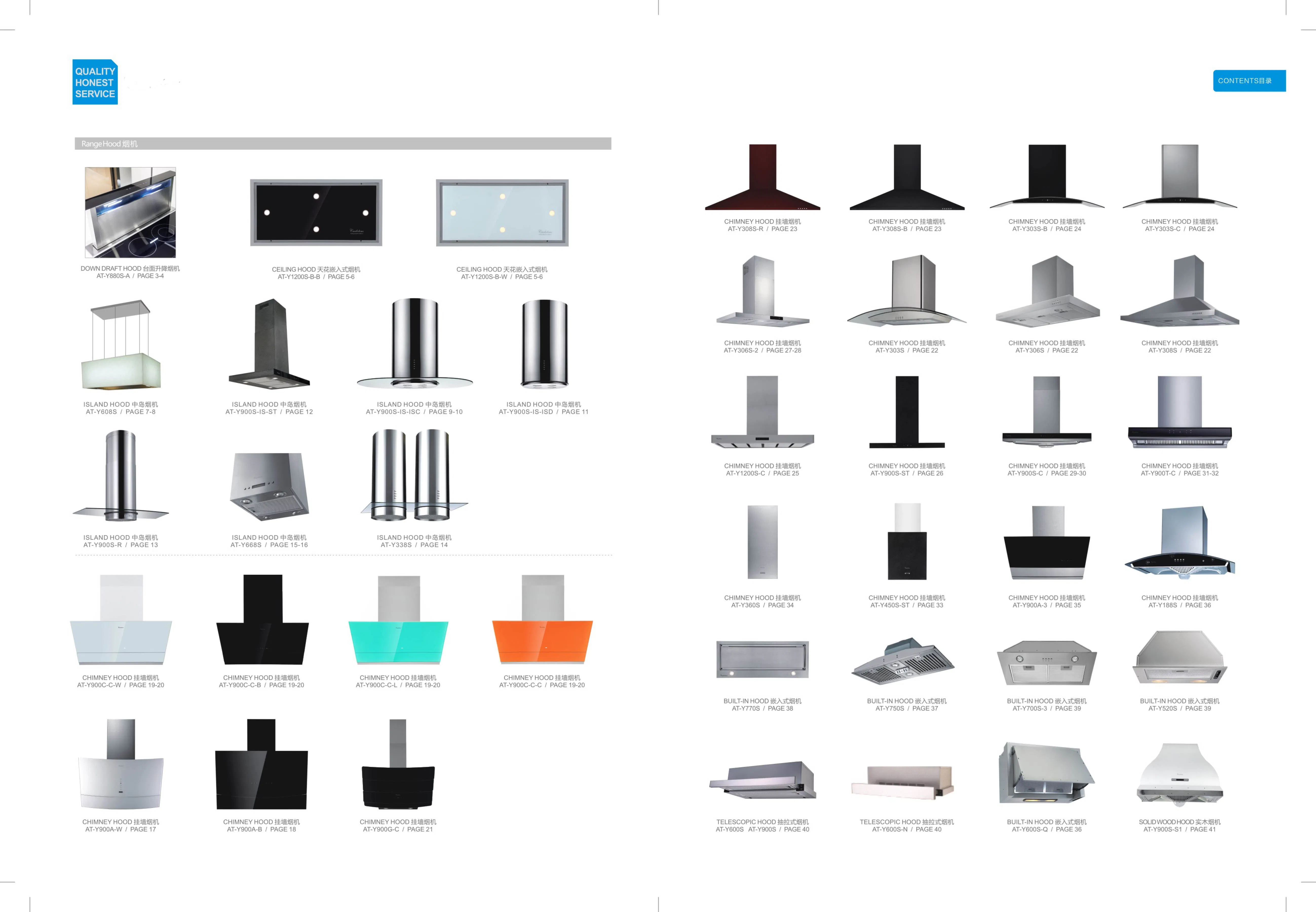 Kitchen Appliance-Range Hood and Cooker