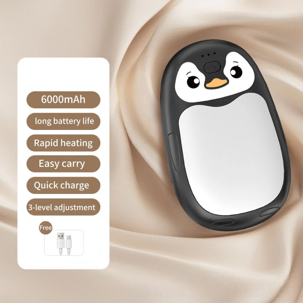 2PC Pack Pocket Magnetic Hand Warmer Christmas Promotion Gifts Mini Portable Winter Heater Rechargeable Hand Warmer