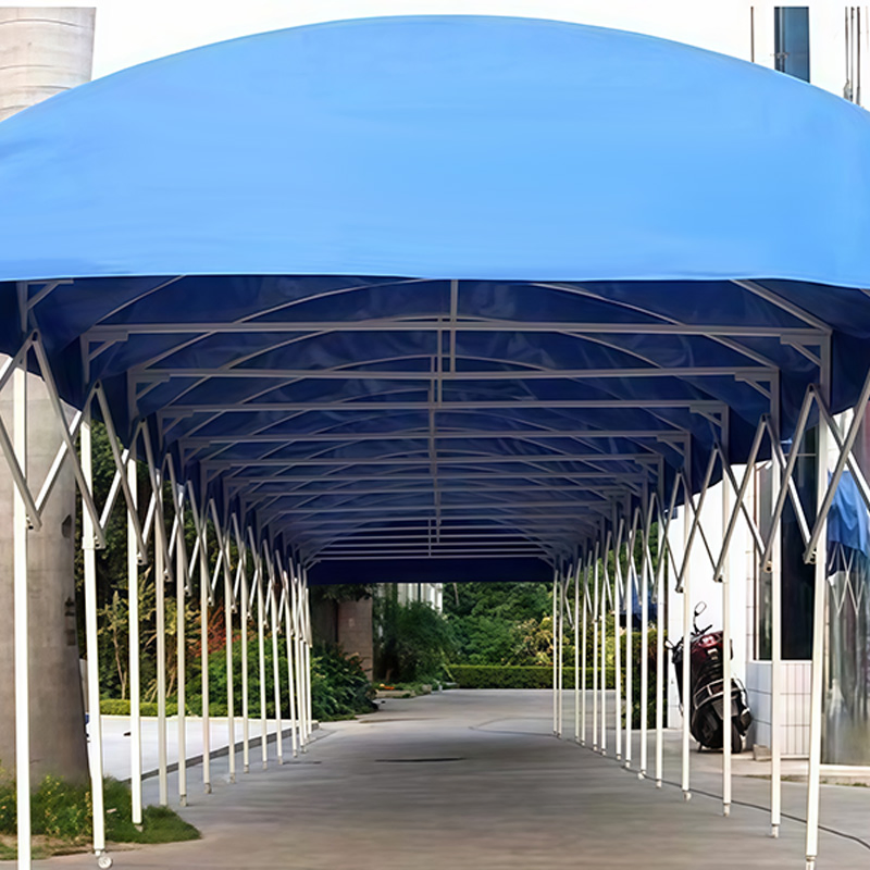 Industrial Use Telescopic Awning PVC Push - Pull Canopy