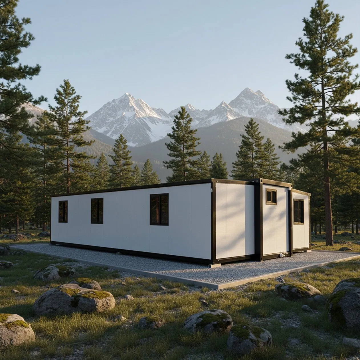 Factory Customized Prefabricated Structure Mobile Folding House Sleeping Container House Hotel Office Warehouse Customized Expandable House