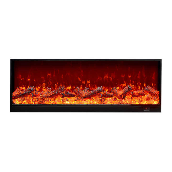Modern Recessed Wall Mounted Decor 9 Flame Colors Home Appliance Electric Fireplace