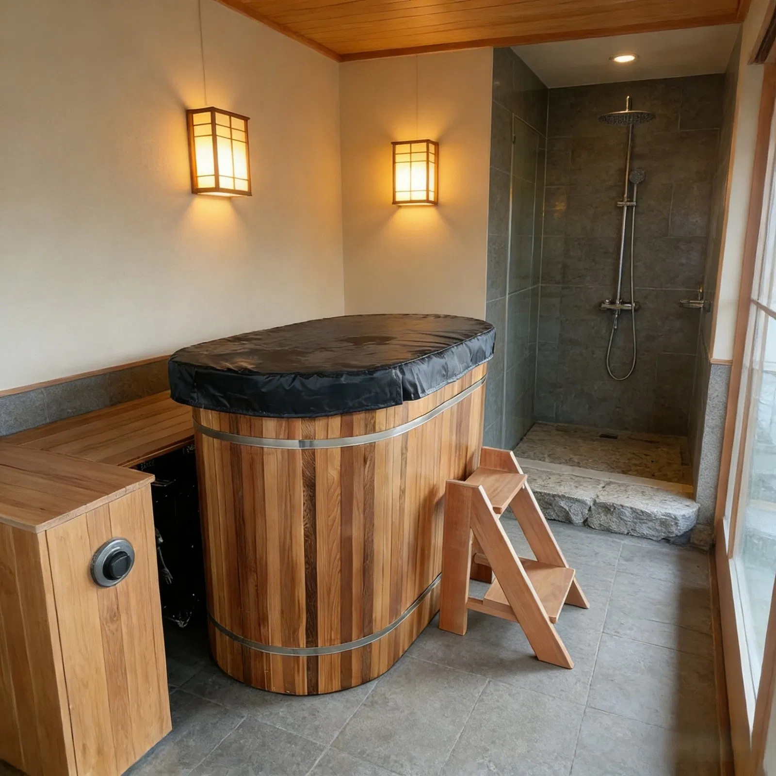 Ванна для ледяного купания Boda из красного кедра