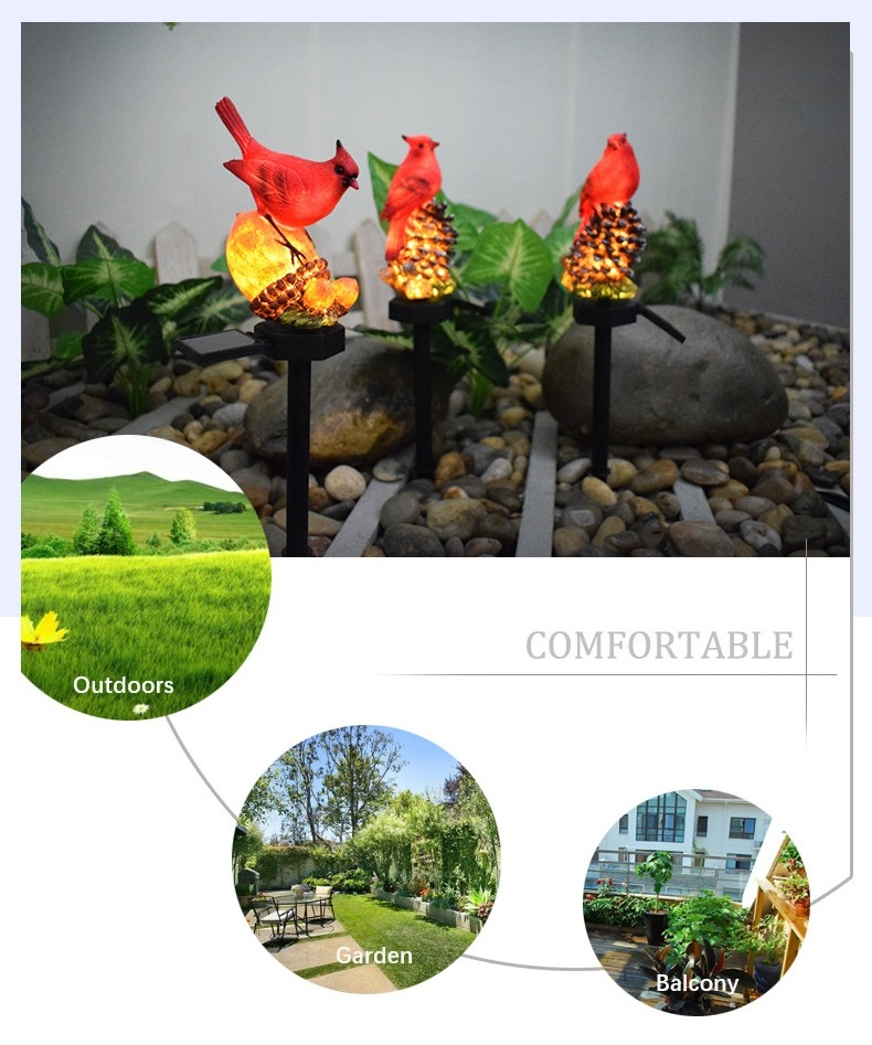 Warm White Christmas Villa Outdoor Garden Stake Lights