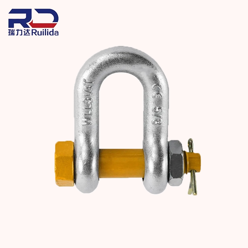 Us Type Bow Shackle with Safety Pin Galvanized