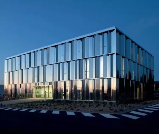 Stick Type Glass Curtain Wall with Hidden Mullion Frame Design