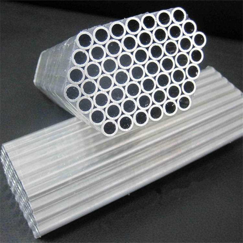 Polished Square and Round Aluminum Alloy Tubes, 60mm and 18mm Anodized Aluminum Hollow Tubes