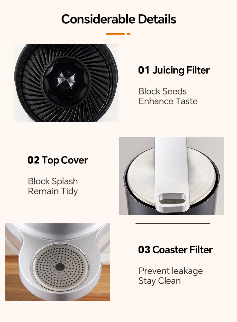 Orange Extractor Commercial Juice Machine Hand Press Multifunctional Electric Citrus Juicer