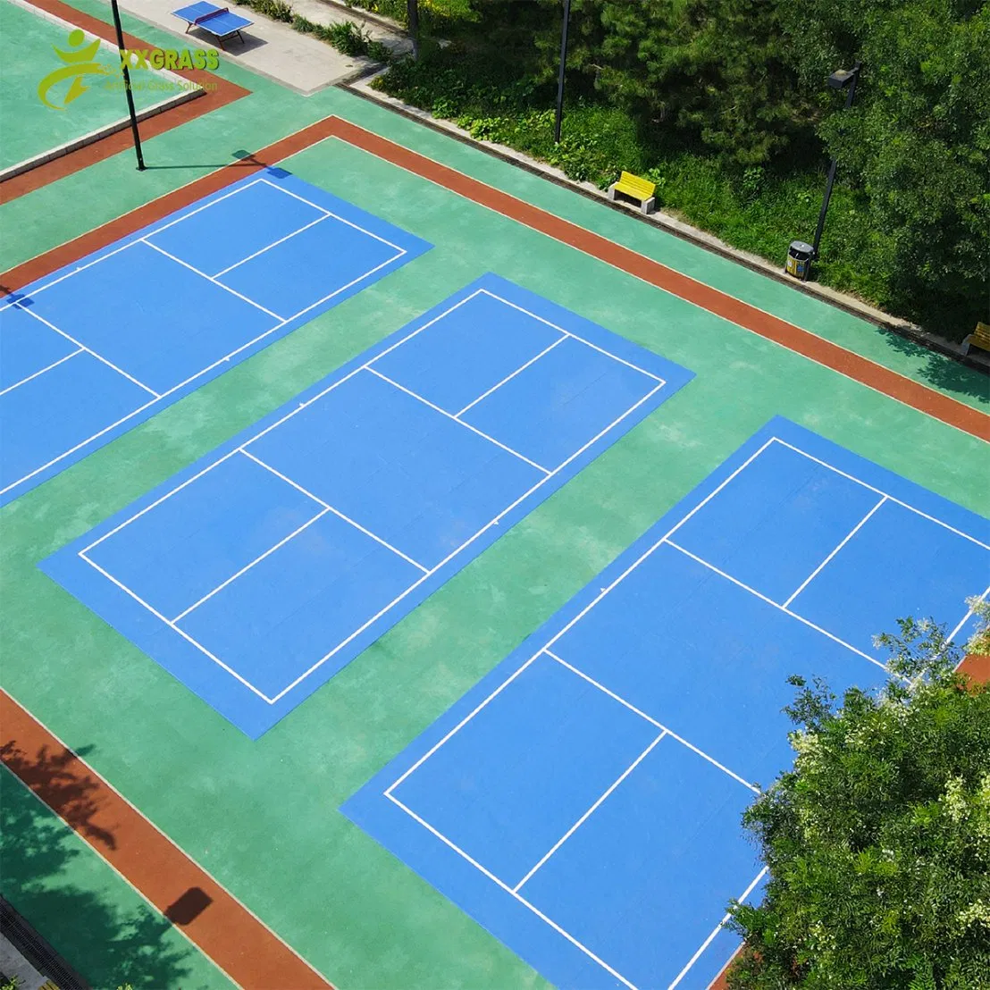 Indoor Flooring Mat Pickleball Court Roll Mat for Pickleball Court Table Tennis