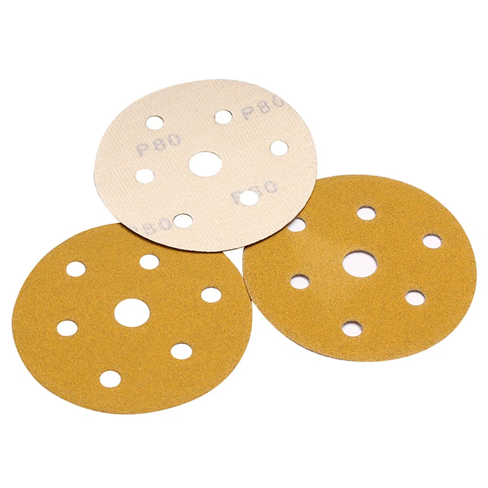 4"/4.5"/5"/6"/7"/9" Abrasive Hook and Loop Abrasives Sanding Paper Disc for Wood Metal Steel