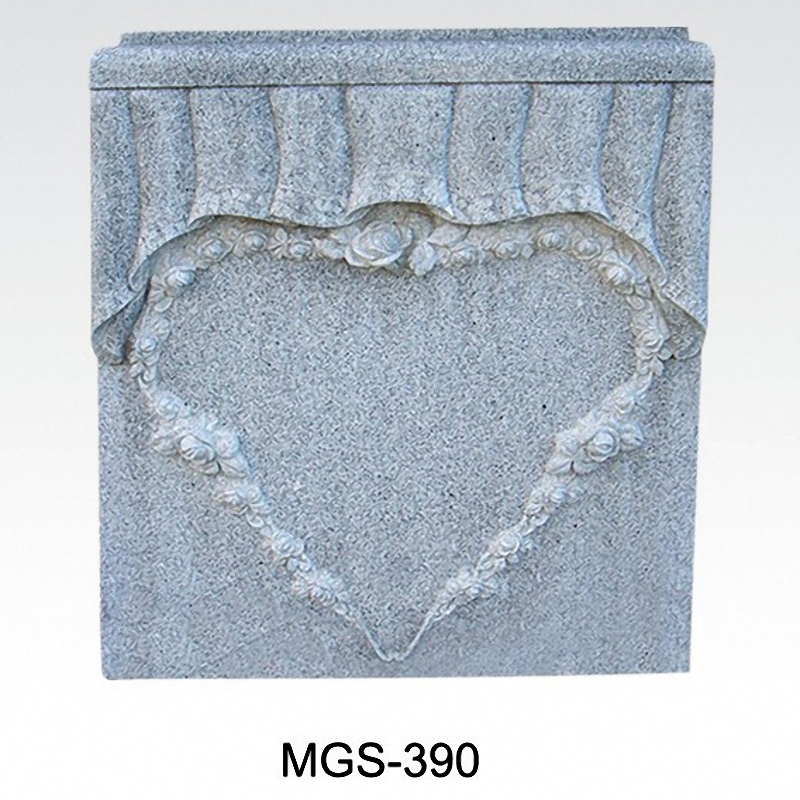 Australia New Zealand Granite Tombstone Gravestone Monument Headstone with Jesus Statue for Cemetery
