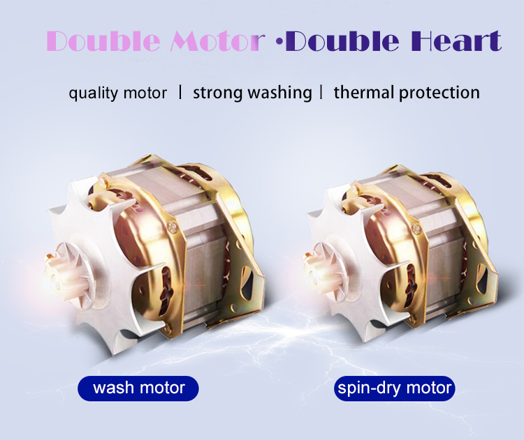 18 Kg Glass Lid Twin Tube Washing Machine Washing and Spin Dry Factory Prices