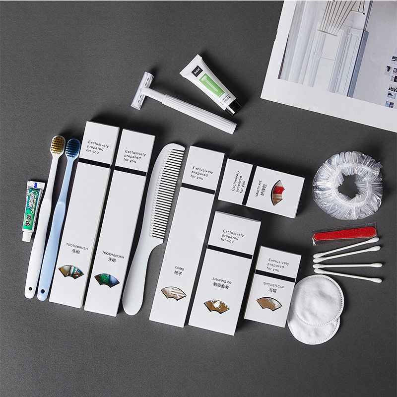 Premium Hotel Customized Material Amenities Disposable Toothbrush Kit