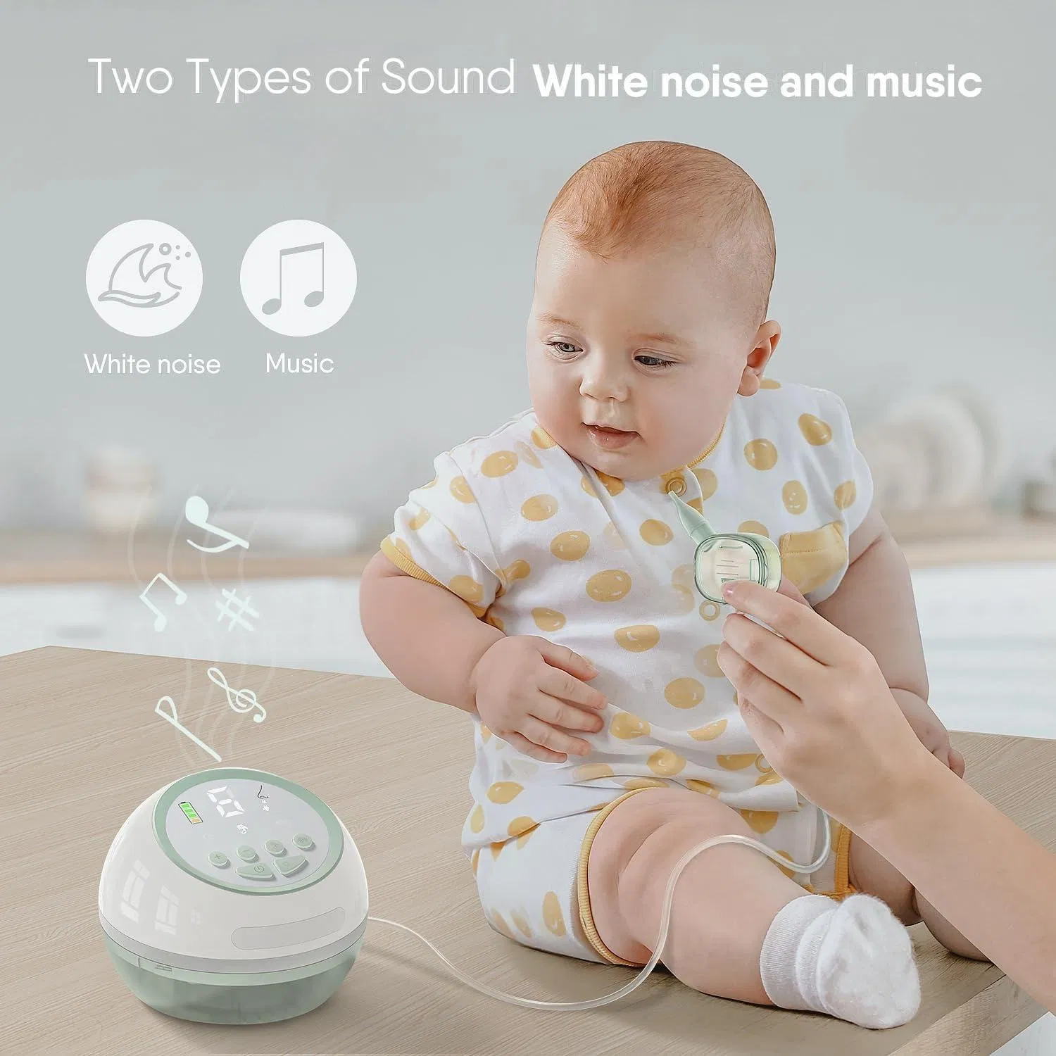 Power Baby Nasal Aspirator Electric Split Adjustable Nose Suction Nasal Cleaner Device
