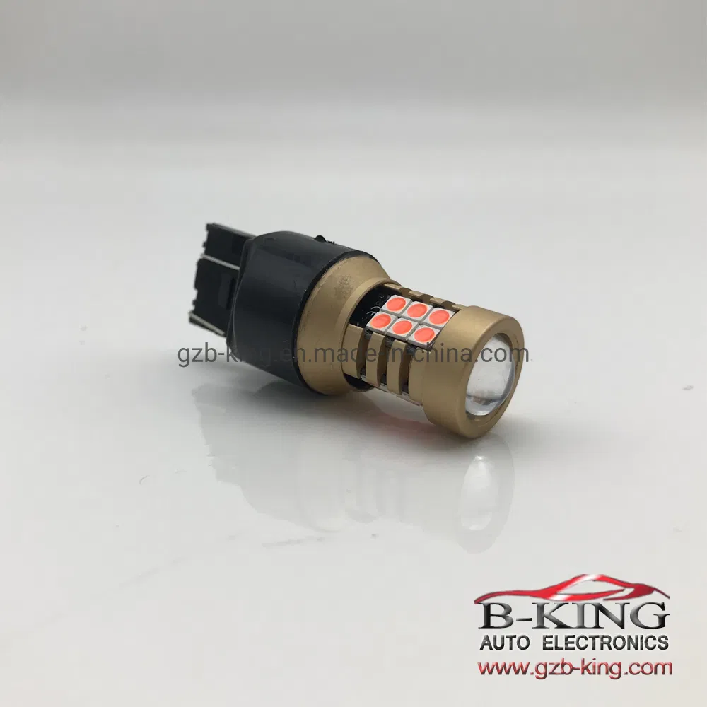 Светодиодная лампа 7443 красная для авто