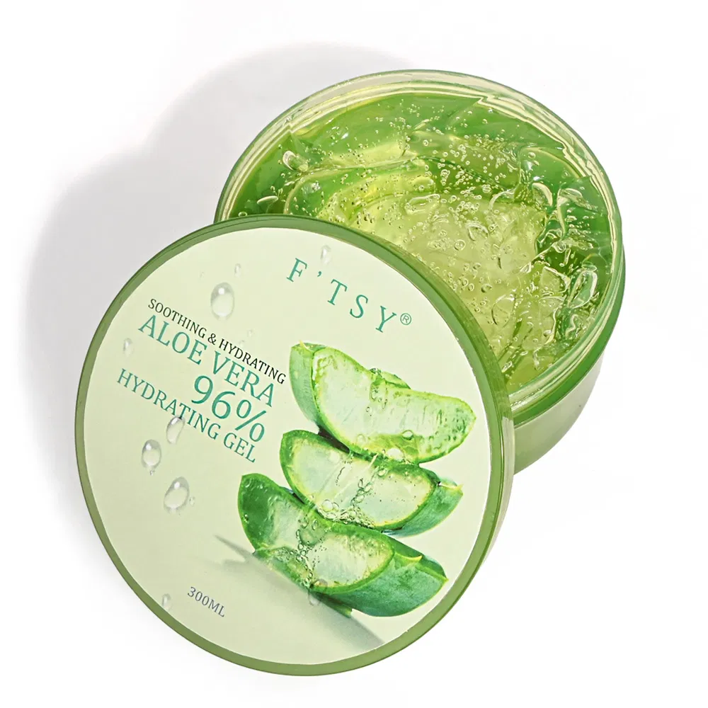 Private Label Moisturizing Soothing Pure Aloe Vera Hydrating Gel After Sun Non-Sticky