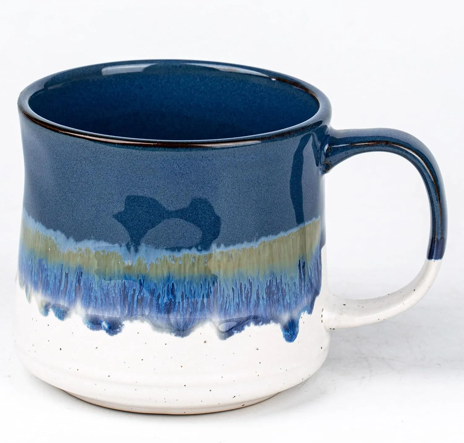 Big Ceramic Mugs with a Large Handle for Office and Home