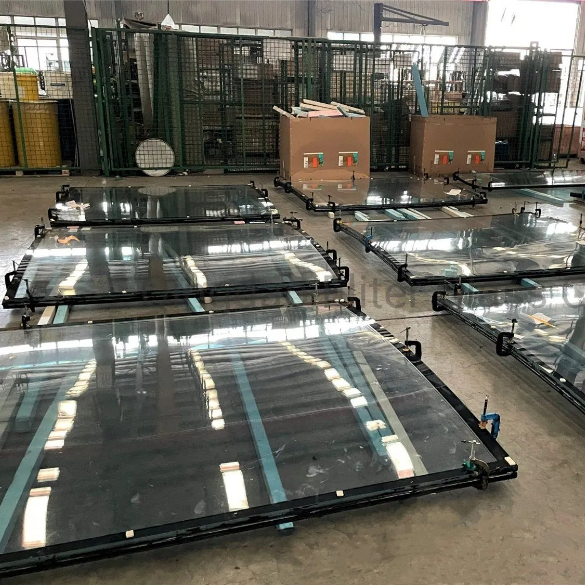 Factory Price Curved/Flat Double Glazing Insulated Glass for Fence Panel and Stair Used for Building Glass