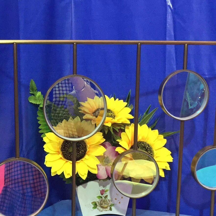 Iridescent Coated Color Decorative Glass Home Craft Decoration