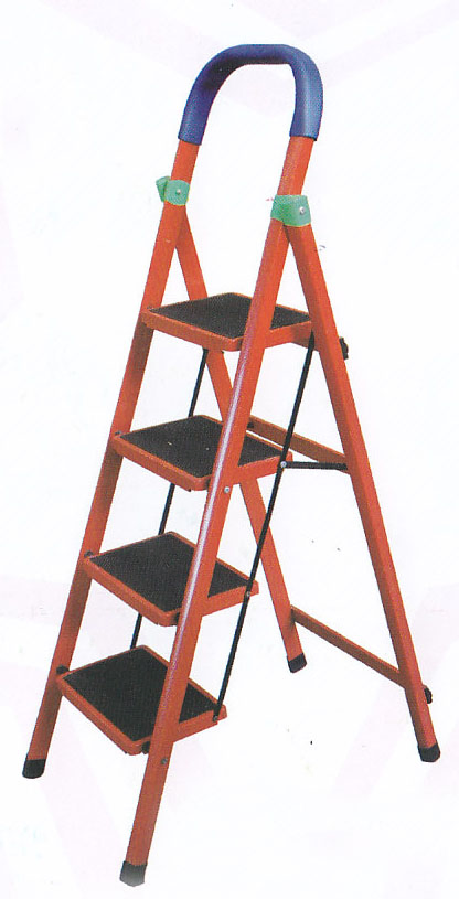 Wide Step Aluminium Ladder 6/7/8 Steps Folding Herringbone Household Ladder