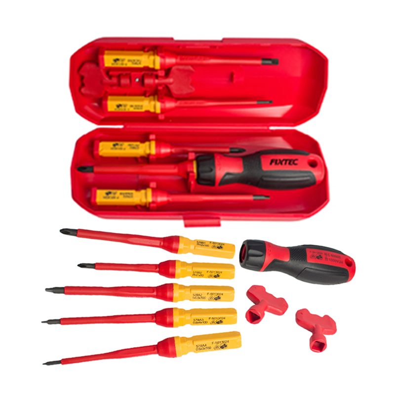 Fixtec 6PCS VDE Insulated Screwdriver Set High-Safety Electrical Precision Repairing Tools Set