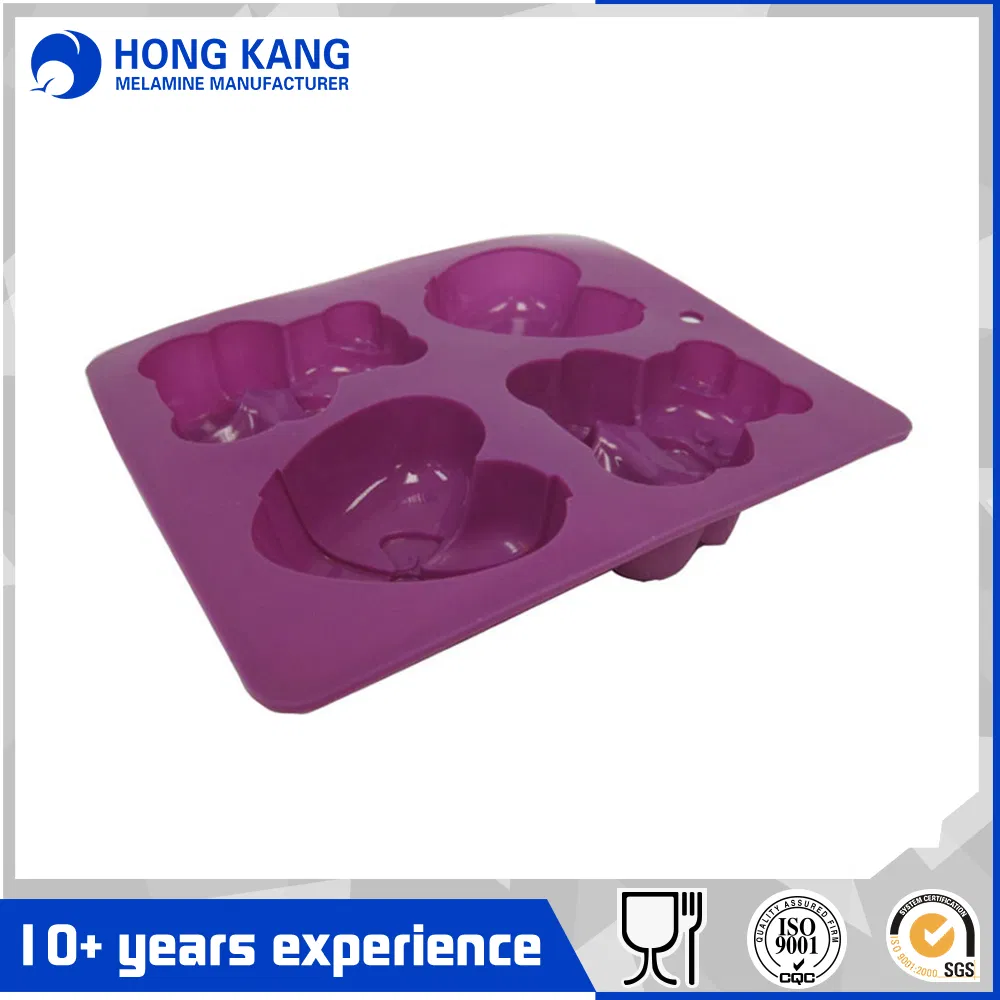 Unique Design Silicone Heart and Bear Cake Mould