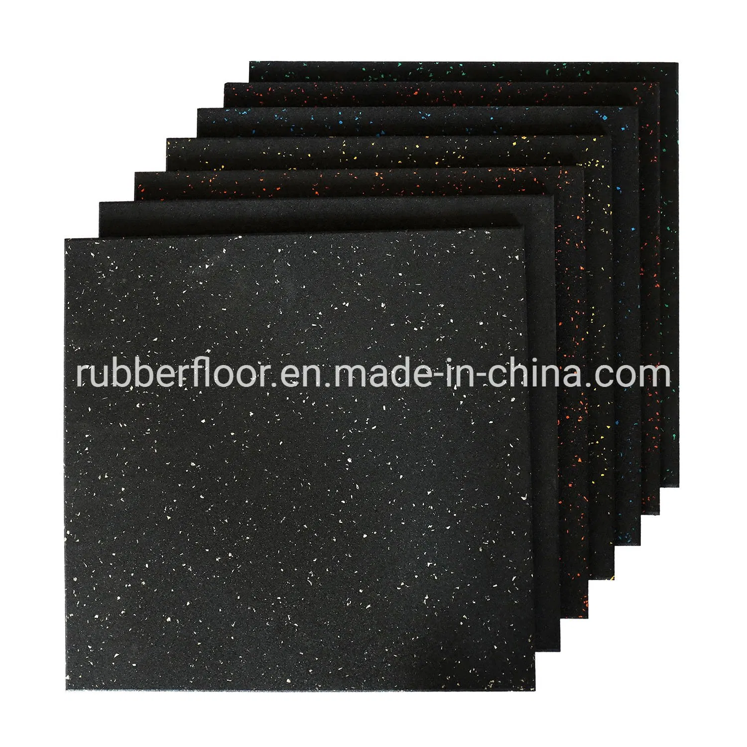 1mx1mx15mm Rubber Floor Mat, Premium Commercial Rubber Gym Flooring Mat, Discount Price Home Rubber Gym Tiles Floor for Crossfit Fitness