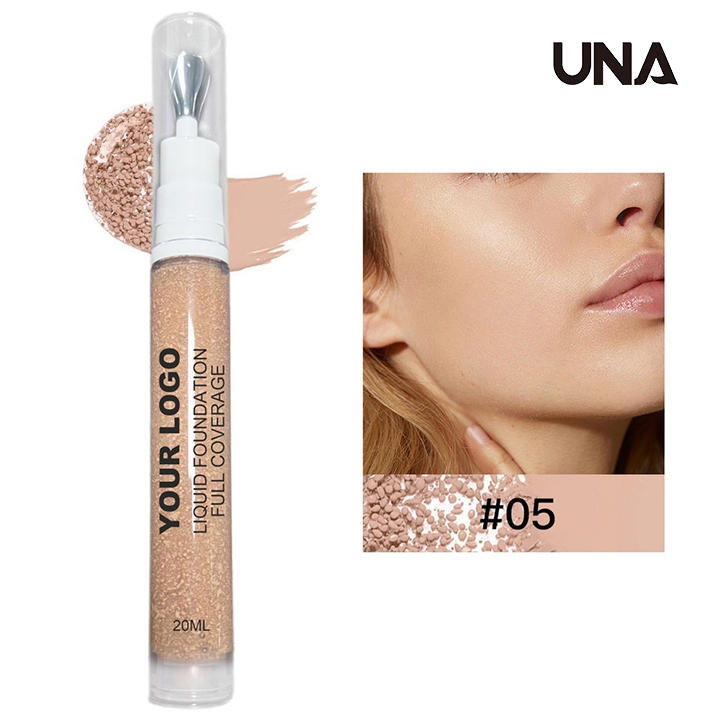 High Quality Private Label Cosmetics 24h Long Lasting Oil Free Vegan Matte Liquid Full Coverage Waterproof Foundation Makeup