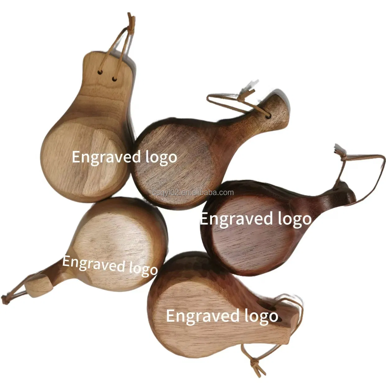 Handcrafted Acacia Wood Camping Mug for Coffee and Tea