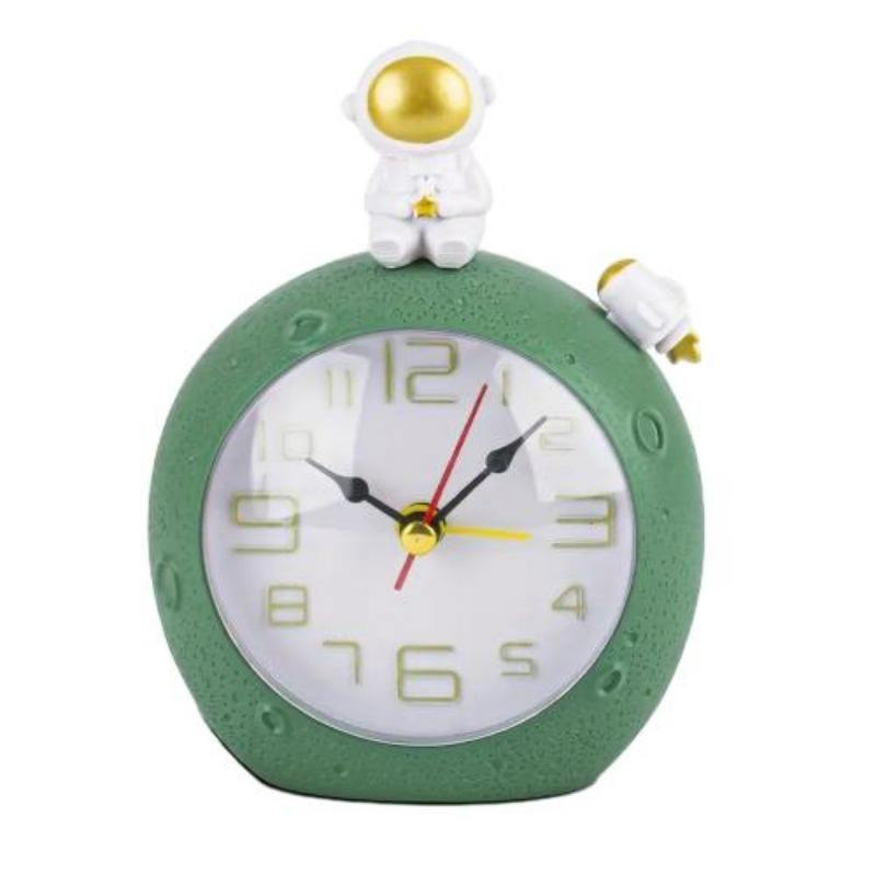 Wholesale 1PC Cartoon Astronaut Alarm Silent Desk Table Clocks Home Decor