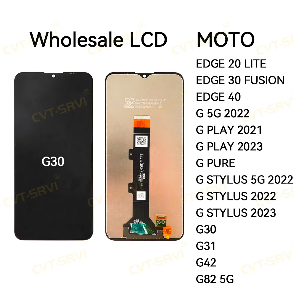 Дисплей OLED для Moto Edge 20 Lite, Edge 30 Fusion, G Stylus 2023, G30