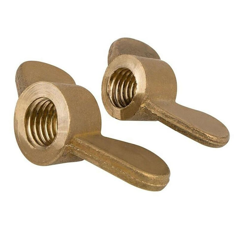 High Precision DIN315 Hardware Factory Brass Copper Butterfly Wing Nut
