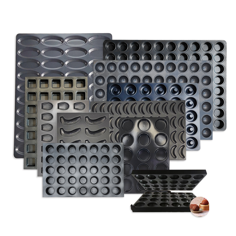 Противень для кексов 24 ячейки, алюминированная сталь, антипригарный