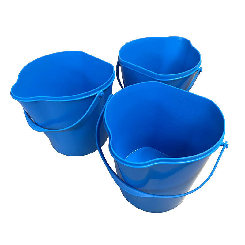 Food Grade 12L Hygiene Round Bucket with Easy-Pour Spout for Food Plant
