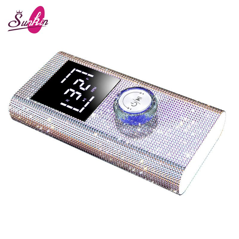 Hot Sale Portable Rechargeable Nail Drill with Diamond Manicure Pedicure Electric Nail File