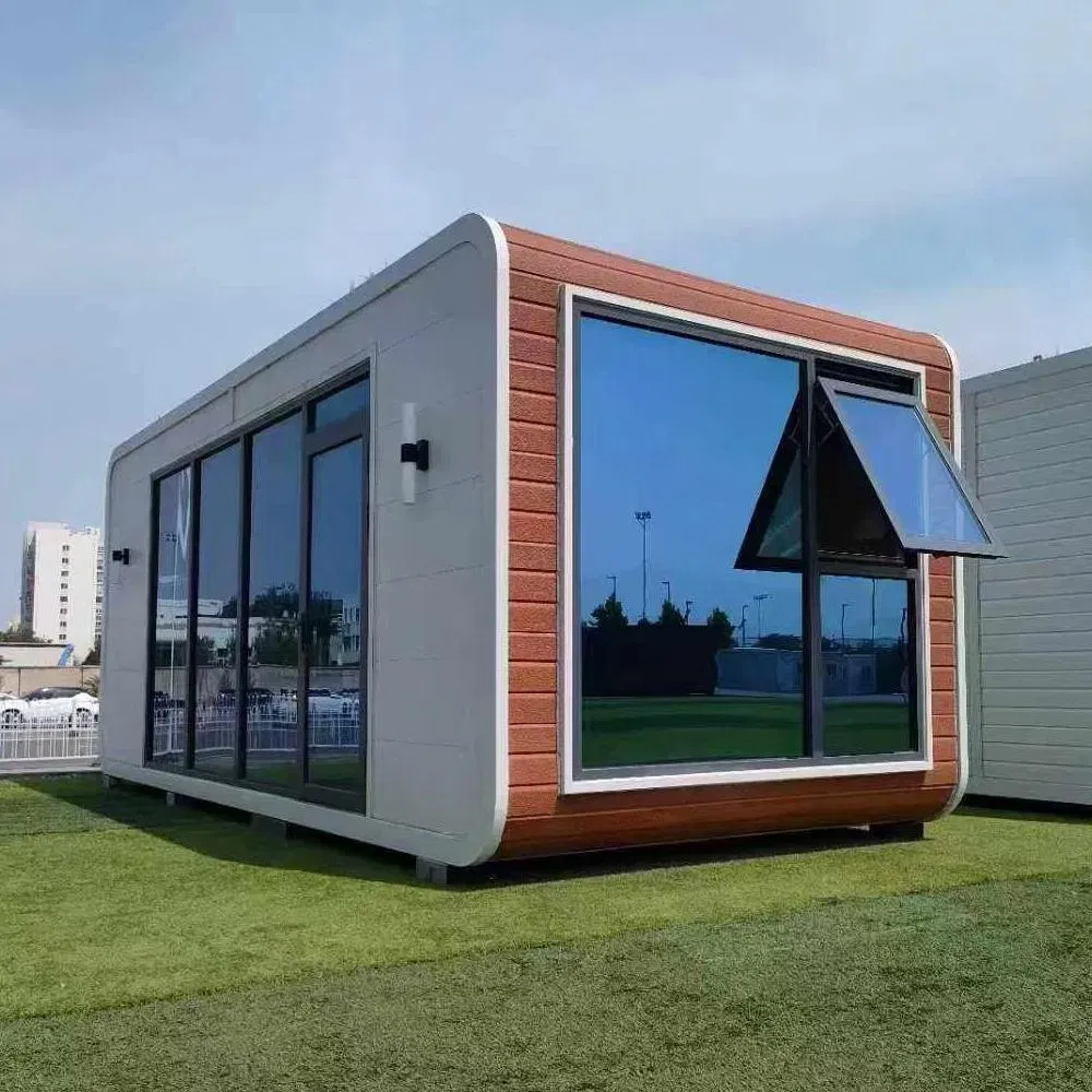 CE&ISO Certification Supplier Prefab Modular Detachable Mobile Portable Apple Cabin House for Global Developer Turnkey Project One Stop Solution House for Sale