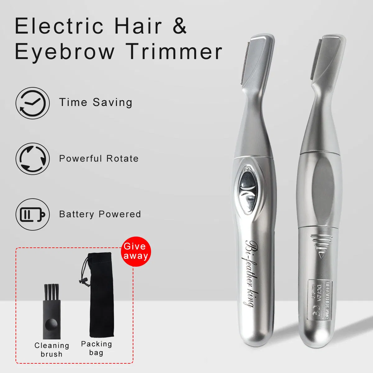 Automatic Shaving Instrument Male and Female Hair Removal Beauty Beginner Tool Electric Eyebrow Trimmer