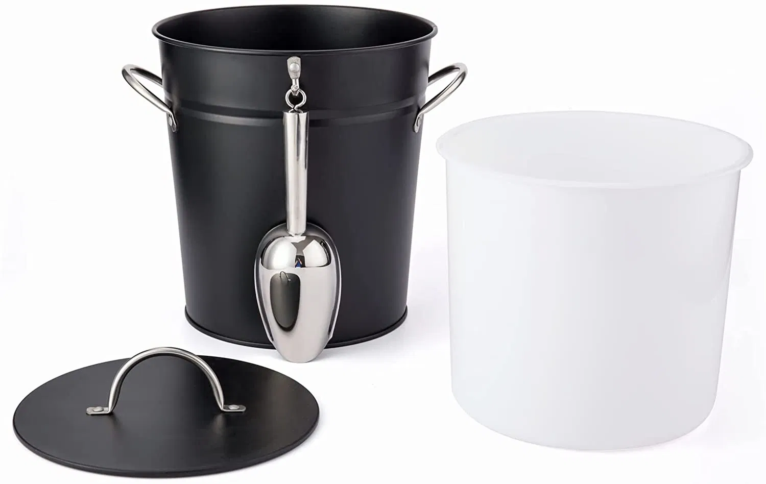 Double Wall Metal Stainless Steel Ice Bucket with Lid for Weyerbacher Brewing for Caperdonich Boag's Bondi Blonde Bootleg