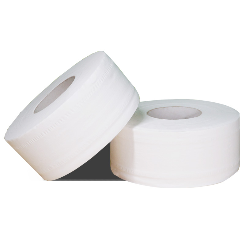 1ply White Bamboo Toilet Tissue Paper Parent Jumbo Rolls